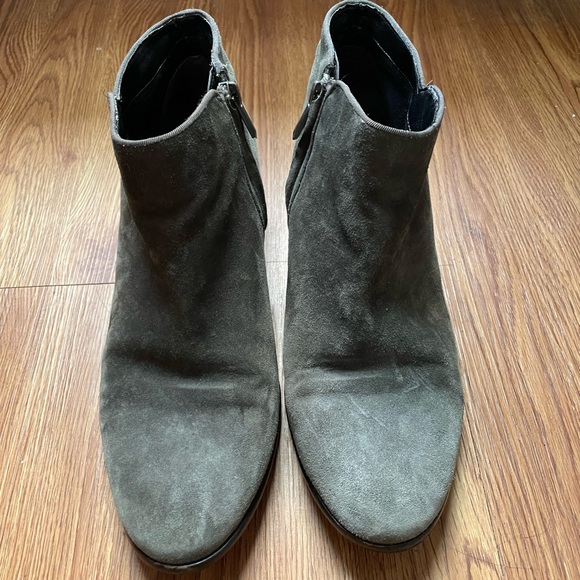 Sam Edelman Gray Suede Ankle Boot - Picture 2 of 5
